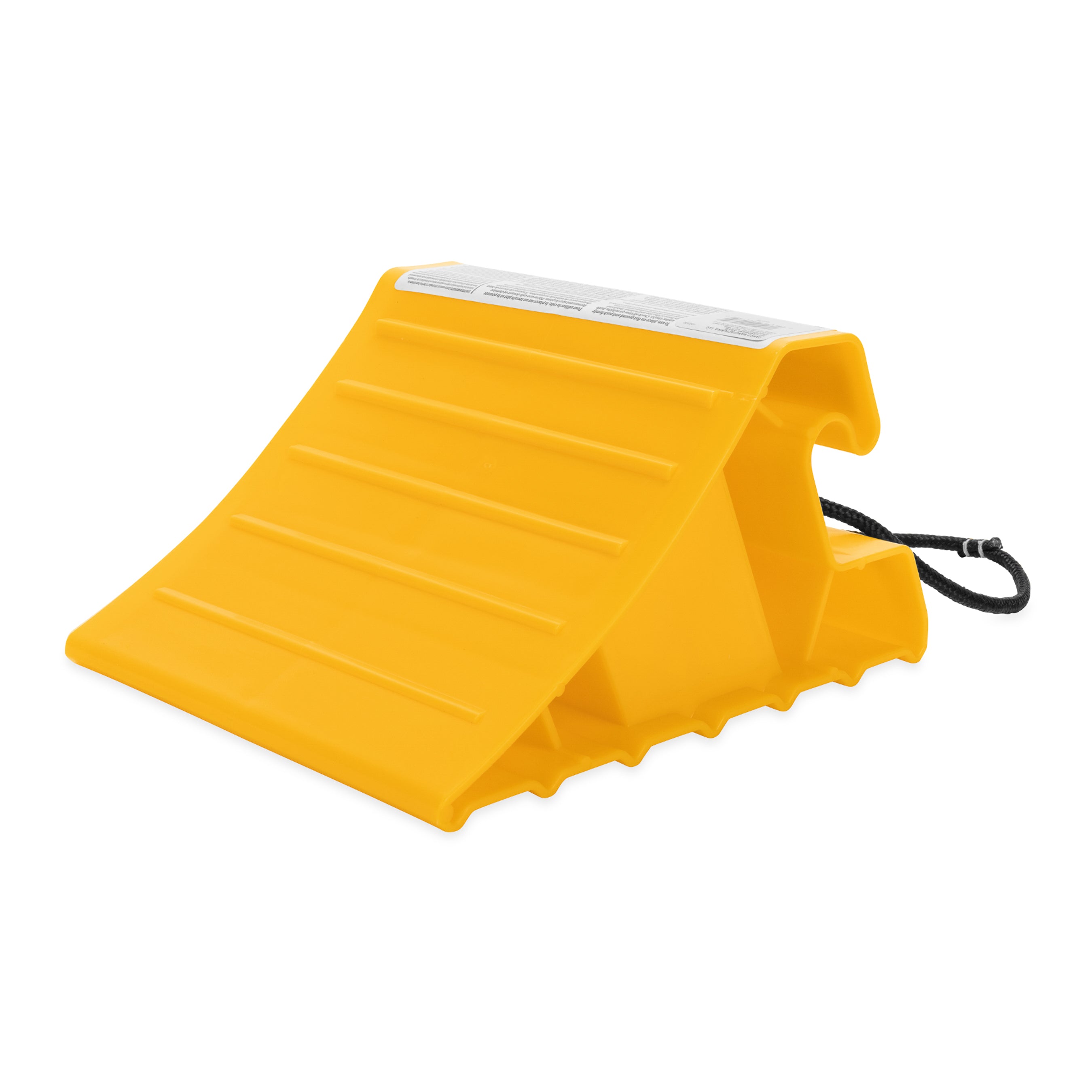 Camco Super Wheel Chock with Rope, Yellow (E/F)