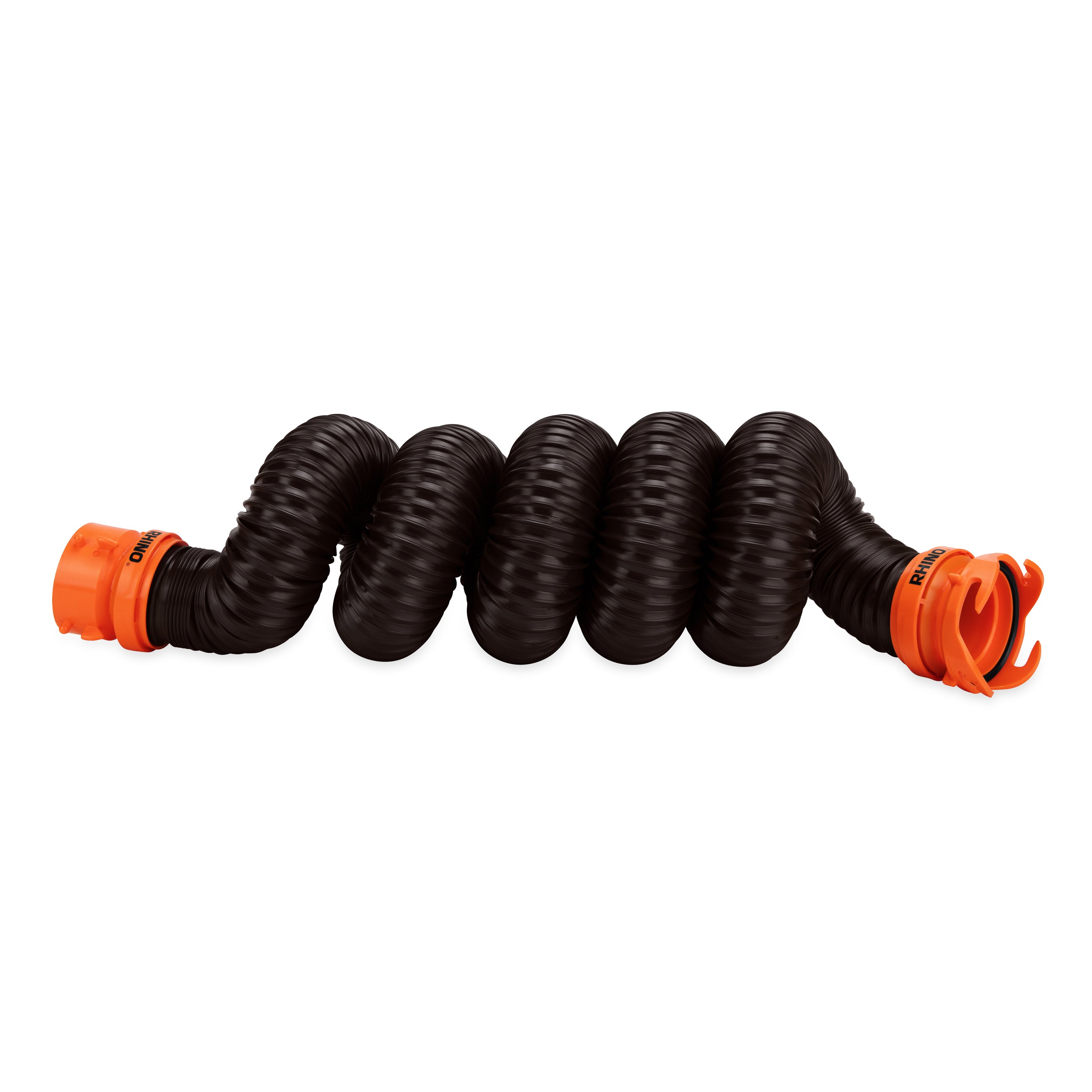 RhinoFLEX 10' Sewer Hose Extension w/Swivel Bayonet & Lug