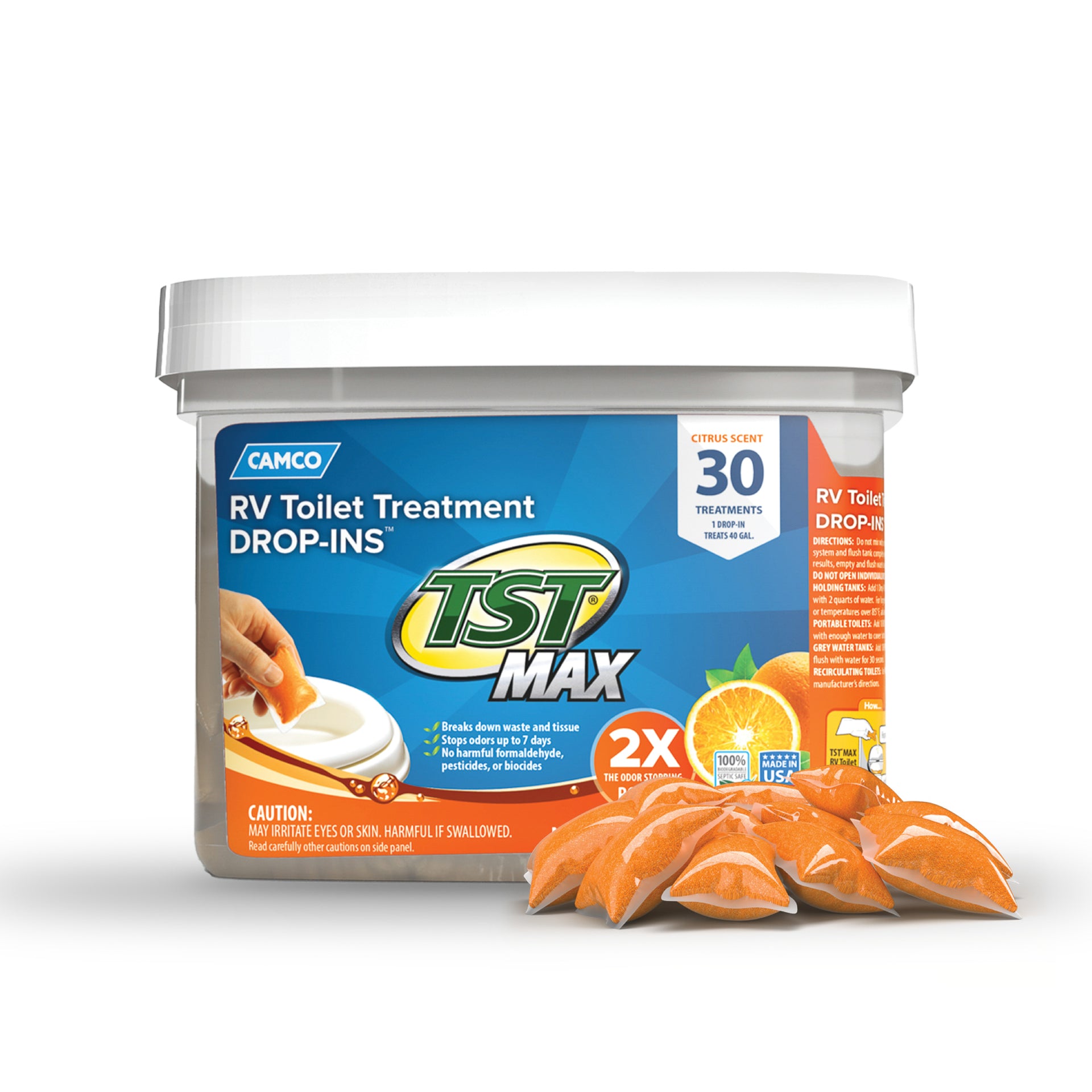 TST MAX Orange Drop-Ins, 30/bucket