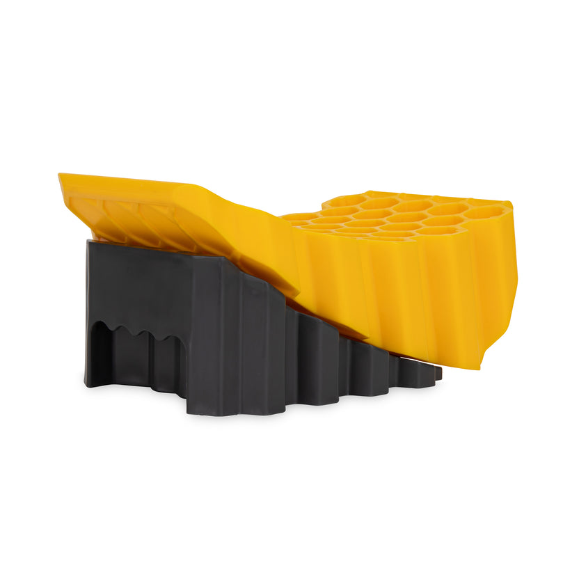 Camco Curved Camper/RV Leveler & RV Wheel Chock