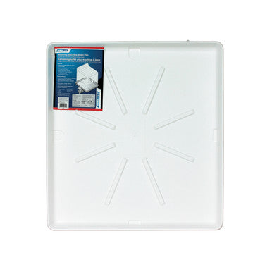 Camco WM Drain Pan-30"x 32" OD w/PVC Fitting (E/F)